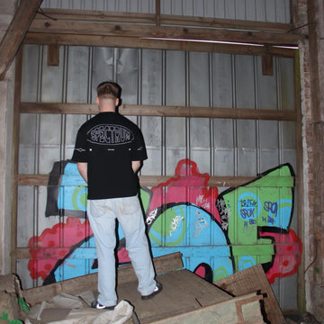 FIRST DAY OUT - SPECTRUM TEE (BLACK)